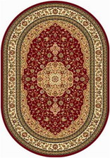Ковер VALENCIA_D402, 2,5*4,5, OVAL, RED