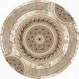 Ковер VALENCIA DELUXE_d300, 2*2, DAIRE, CREAM-BROWN