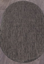 Ковер VEGAS_S008, 1,2*1,7, OVAL, D.GRAY-BLACK